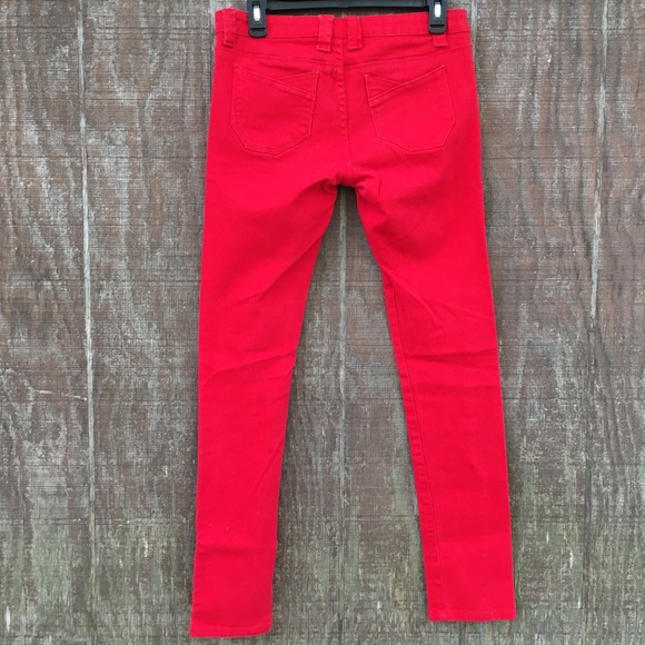 Blue Asphalt Red Skinny Jeans size 9 - Picture 4 of 8